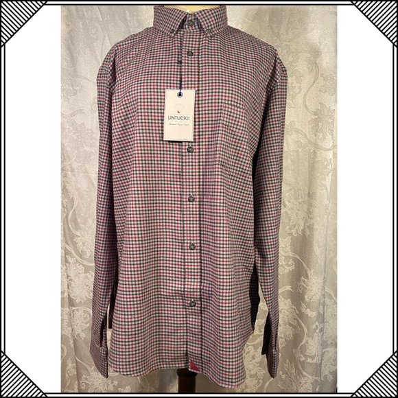 UNTUCKit Other - UNTUCKit MEN'S COTTON "SLIM FIT" FLANNEL SHIRT  (NEW)